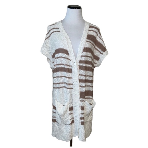 Michael Stars Sweaters - 009 Michael Stars short sleeve striped cardigan sweater